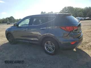 2018 Hyundai Santa Fe 2.4L z VIN 5XYZT3LB5JG560895, wystawiony jako Copart lot #85306865 z przebiegiem 137 576 mil mil oraz Czysty tytuł • Clean title. Historia ofert i sprzedaży dostępna na DreamBid. Obrazek 2.