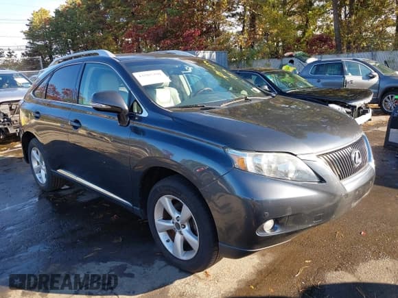 ✅ 2011 Lexus RX 350 • VIN: 2T2BK1BA7BC117190 • Lot: 43585390. Listed on IAAI with 129,490 mi. Free auction sales archive from the USA and detailed vehicle history report at DreamBid. Image 1.