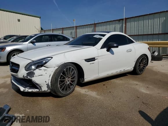 ✅ 2017 Mercedes-Benz SLC 43 AMG • VIN: WDDPK6GA6HF130051 • Lot: 66422384. Listed on Copart with 42,173 mi. Free auction sales archive from the USA and detailed vehicle history report at DreamBid. Image 1.