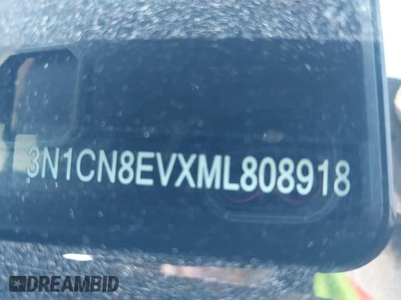 ✅ 2021 Nissan Versa SV • VIN: 3N1CN8EVXML808918 • Лот: 43371015. Опубликован ранее на IAAI с пробегом 92 409 миль. Бесплатный доступ к архиву аукционных продаж из США и подробный отчёт об истории автомобиля на DreamBid. Изображение 22.