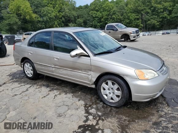 ✅ 2001 Honda Civic EX • VIN: 1HGES25701L021496 • Lot: 70203675. Wystawiony na Copart z przebiegiem 301 819 mil. Bezpłatny archiwum sprzedaży aukcyjnych z USA i szczegółowy raport historii pojazdu na DreamBid. Zdjęcie 4.