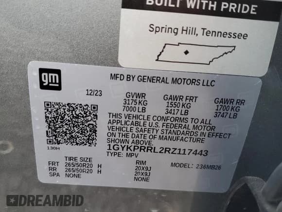 ✅ 2024 Cadillac LYRIQ Luxury • VIN: 1GYKPRRL2RZ117443 • Lot: 44433385. Wystawiony na Copart z przebiegiem 1 392 mil. Bezpłatny archiwum sprzedaży aukcyjnych z USA i szczegółowy raport historii pojazdu na DreamBid. Zdjęcie 13.