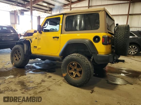 ✅ 2020 Jeep Wrangler Sport S • VIN: 1C4GJXAG2LW215350 • Lot: 51600615. Listed on Copart with 85,082 mi. Free auction sales archive from the USA and detailed vehicle history report at DreamBid. Image 2.