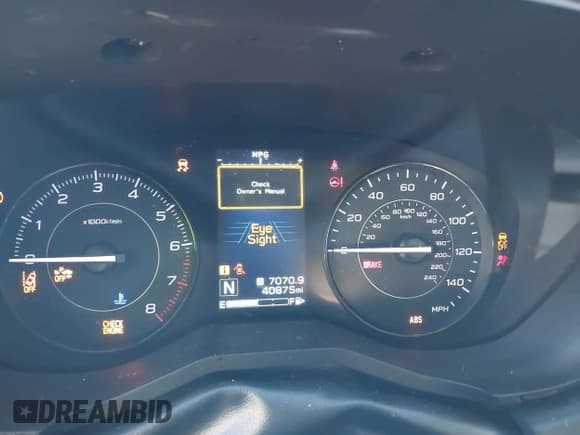 ✅ 2021 Subaru Impreza • VIN: 4S3GTAB69M3714484 • Lot: 41616935. Listed on IAAI with 40,875 mi. Free auction sales archive from the USA and detailed vehicle history report at DreamBid. Image 7.