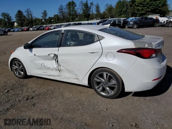 ✅ 2016 Hyundai Elantra SE • VIN: 5NPDH4AE0GH786178 • Lot: 85084405. Listed on Copart with Not provided. Free auction sales archive from the USA and detailed vehicle history report at DreamBid. Image 2.