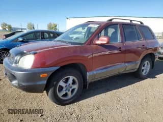 2003 Hyundai Santa Fe GLS with VIN KM8SC73DX3U422471, listed as a Copart auction lot 82107845 with 166,568 mi miles and Salvage title. Bid and sale history available at DreamBid. Image 1.