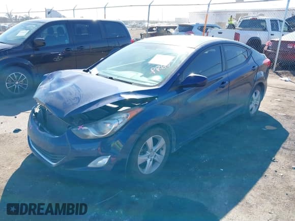✅ 2013 Hyundai Elantra Limited • VIN: 5NPDH4AE0DH289465 • Lot: 43311489. Listed on IAAI with 128,804 mi. Free auction sales archive from the USA and detailed vehicle history report at DreamBid. Image 2.