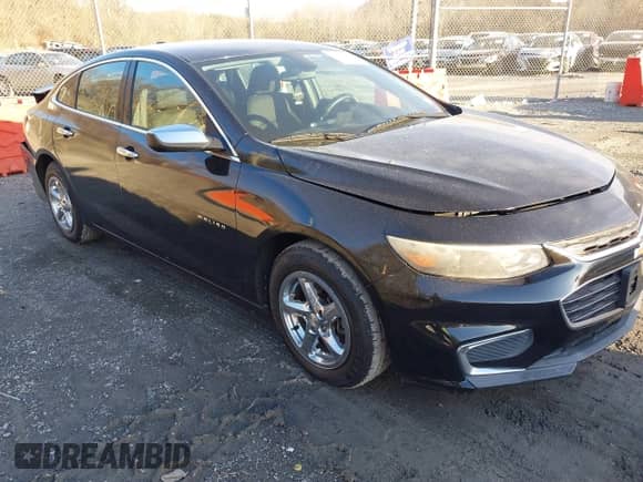 2016 Chevrolet Malibu LS с VIN 1G1ZC5ST0GF188408, выставлен на аукционе IAAI как лот 41375095 с пробегом 129 630 миль миль и . История ставок и продаж доступна на DreamBid. Изображение 1.