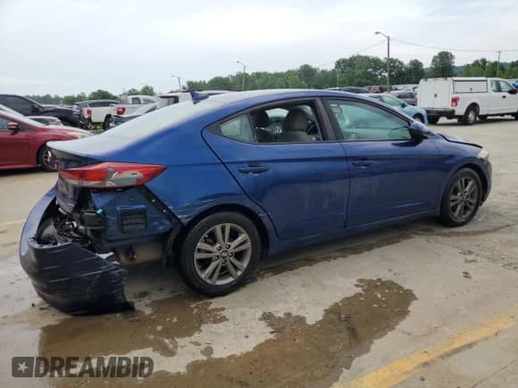 2018 Hyundai Elantra SEL with VIN 5NPD84LF9JH381451, listed as a Copart auction lot 62739875 with 61,993 mi miles and Clean title. Bid and sale history available at DreamBid. Image 3.