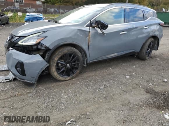 ✅ 2022 Nissan Murano SV • VIN: 5N1AZ2BS9NC116822 • Лот: 87195295. Опубликован ранее на Copart с пробегом 61 821 миль. Бесплатный доступ к архиву аукционных продаж из США и подробный отчёт об истории автомобиля на DreamBid. Изображение 1.