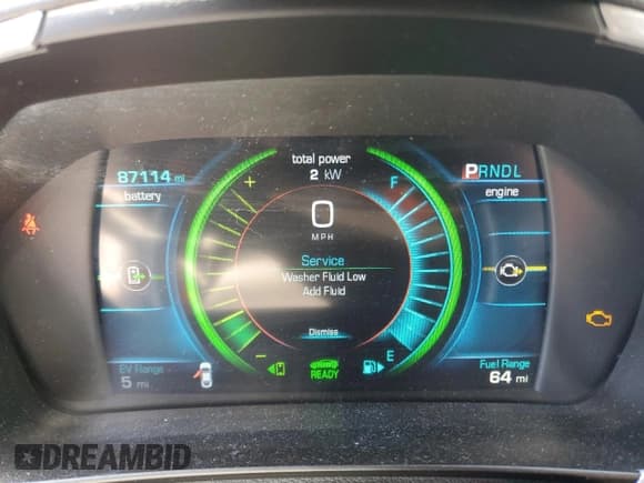 ✅ 2017 Chevrolet Volt LT • VIN: 1G1RC6S53HU139272 • Lot: 54235564. Wystawiony na Copart z przebiegiem 87 114 mil. Bezpłatny archiwum sprzedaży aukcyjnych z USA i szczegółowy raport historii pojazdu na DreamBid. Zdjęcie 9.