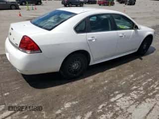 2011 Chevrolet Impala Police Police with VIN 2G1WD5EMXB1260896, listed as a Copart auction lot 61559385 with 91,892 mi miles and Clean title. Bid and sale history available at DreamBid. Image 3.