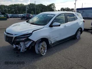 ✅ 2023 Chevrolet Equinox LT • VIN: 3GNAXUEG2PS188835 • Lot: 69005975. Wystawiony na Copart z przebiegiem 22 558 mil. Bezpłatny archiwum sprzedaży aukcyjnych z USA i szczegółowy raport historii pojazdu na DreamBid. Zdjęcie 1.