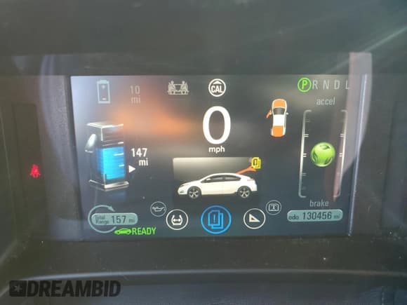 ✅ 2013 Chevrolet Volt • VIN: 1G1RE6E48DU107019 • Lot: 80991724. Wystawiony na Copart z przebiegiem 130 456 mil. Bezpłatny archiwum sprzedaży aukcyjnych z USA i szczegółowy raport historii pojazdu na DreamBid. Zdjęcie 8.