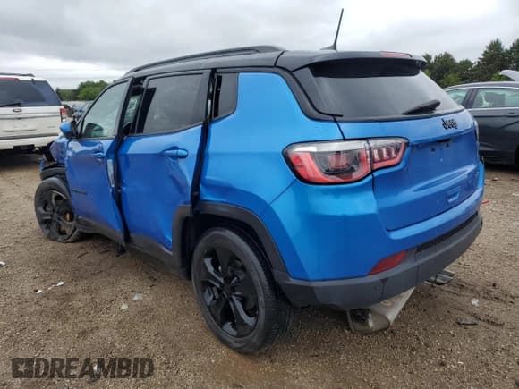 ✅ 2020 Jeep Compass Latitude • VIN: 3C4NJCBB4LT102329 • Лот: 57476875. Опубликован ранее на Copart с пробегом Не указан. Бесплатный доступ к архиву аукционных продаж из США и подробный отчёт об истории автомобиля на DreamBid. Изображение 2.