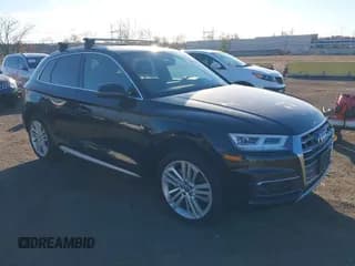 ✅ 2018 Audi Q5 Prestige • VIN: WA1CNAFYXJ2206069 • Lot: 43695431. Listed on IAAI with 53,314 mi. Free auction sales archive from the USA and detailed vehicle history report at DreamBid. Image 1.