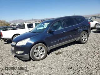 2012 Chevrolet Traverse LTZ z VIN 1GNKVLED6CJ311560, wystawiony jako Copart lot #81118395 z przebiegiem 216 030 mil mil oraz Szkoda całkowita • Salvage title. Historia ofert i sprzedaży dostępna na DreamBid. Obrazek 1.