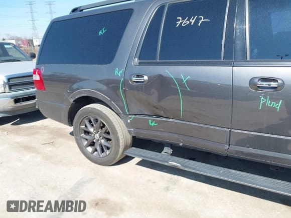 ✅ 2017 Ford Expedition Max Limited • VIN: 1FMJK1KT9HEA46593 • Lot: 41777647. Listed on IAAI with 303,989 mi. Free auction sales archive from the USA and detailed vehicle history report at DreamBid. Image 6.