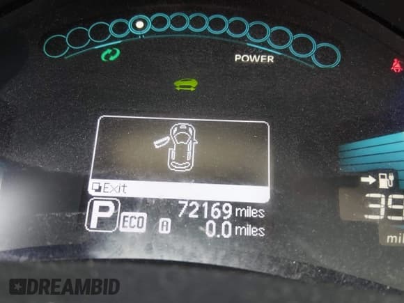 ✅ 2015 Nissan LEAF SL • VIN: 1N4AZ0CP7FC312655 • Lot: 43796266. Listed on IAAI with 72,169 mi. Free auction sales archive from the USA and detailed vehicle history report at DreamBid. Image 7.