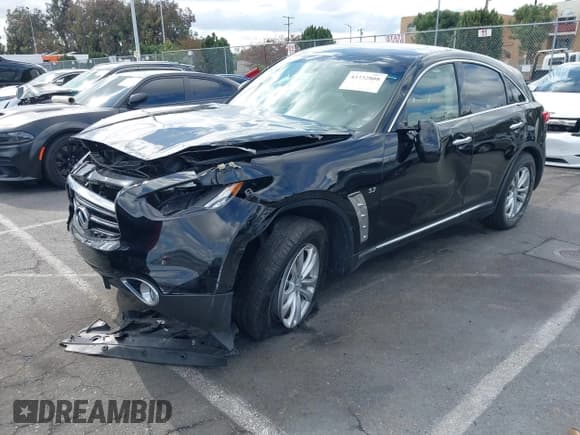 ✅ 2016 Infiniti QX70 • VIN: JN8CS1MU4GM671205 • Лот: 43732808. Опубликован ранее на IAAI с пробегом 54 069 миль. Бесплатный доступ к архиву аукционных продаж из США и подробный отчёт об истории автомобиля на DreamBid. Изображение 2.