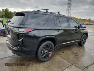 2020 Chevrolet Traverse Premier z VIN 1GNEVKKW4LJ210367, wystawiony jako Copart lot #82106205 z przebiegiem 188 087 mil mil oraz Szkoda całkowita • Salvage title. Historia ofert i sprzedaży dostępna na DreamBid. Obrazek 3.