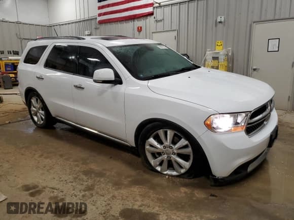 ✅ 2013 Dodge Durango Crew • VIN: 1C4SDJDTXDC698399 • Lot: 59807975. Listed on Copart with 130,948 mi. Free auction sales archive from the USA and detailed vehicle history report at DreamBid. Image 4.