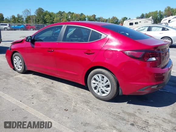✅ 2020 Hyundai Elantra SE • VIN: KMHD74LFXLU070764 • Lot: 43360497. Listed on IAAI with 43,140 mi. Free auction sales archive from the USA and detailed vehicle history report at DreamBid. Image 3.