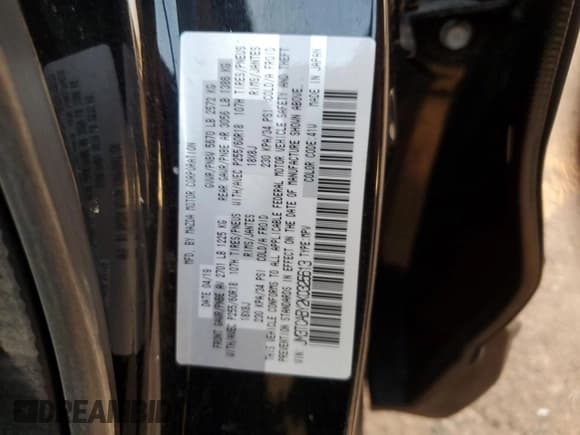 ✅ 2019 Mazda CX-9 Sport • VIN: JM3TCABY2K0325613 • Lot: 86679034. Wystawiony na Copart z przebiegiem 78 233 mil. Bezpłatny archiwum sprzedaży aukcyjnych z USA i szczegółowy raport historii pojazdu na DreamBid. Zdjęcie 16.