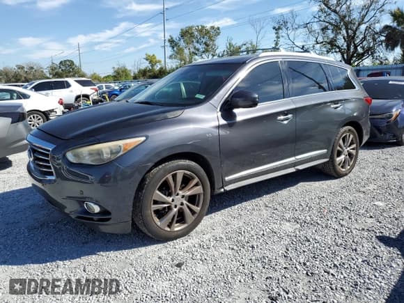 ✅ 2014 Infiniti QX60 • VIN: 5N1AL0MM7EC539404 • Лот: 91627645. Опубликован ранее на Copart с пробегом 97 420 миль. Бесплатный доступ к архиву аукционных продаж из США и подробный отчёт об истории автомобиля на DreamBid. Изображение 1.