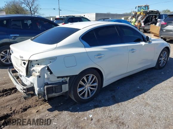 ✅ 2014 Infiniti Q50 Premium • VIN: JN1BV7AP8EM684071 • Лот: 43492881. Опубликован ранее на IAAI с пробегом 168 699 миль. Бесплатный доступ к архиву аукционных продаж из США и подробный отчёт об истории автомобиля на DreamBid. Изображение 4.