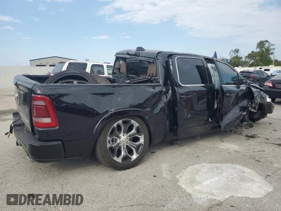 ✅ 2024 Ram 1500 Longhorn • VIN: 1C6SRFKT5RN196937 • Lot: 72033005. Listed on Copart with 9,783 mi. Free auction sales archive from the USA and detailed vehicle history report at DreamBid. Image 3.