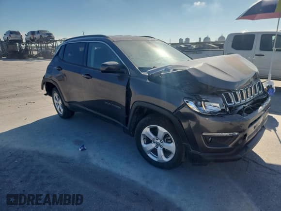 ✅ 2021 Jeep Compass Latitude • VIN: 3C4NJCBB8MT509989 • Lot: 85675155. Listed on Copart with Not provided. Free auction sales archive from the USA and detailed vehicle history report at DreamBid. Image 4.