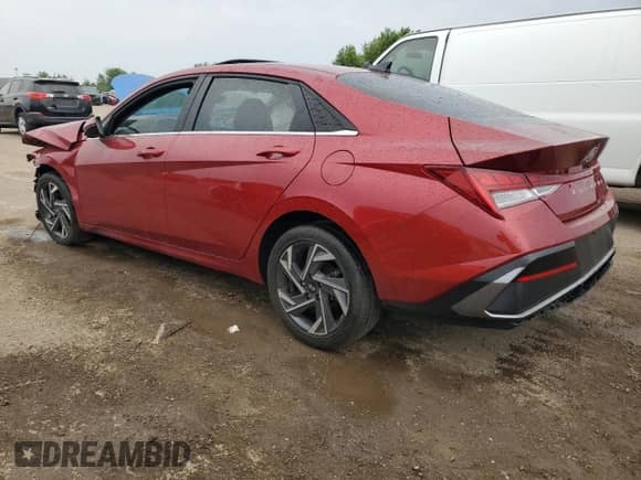 2025 Hyundai Elantra Limited с VIN KMHLN4DJ0SU122129, выставлен на аукционе Copart как лот 66524795 с пробегом Не указан миль и Списание • Salvage title. История ставок и продаж доступна на DreamBid. Изображение 2.