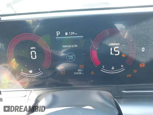 2025 Hyundai Kona SEL с VIN KM8HB3AB2SU286343, выставлен на аукционе IAAI как лот 43581936 с пробегом 15 438 миль миль и . История ставок и продаж доступна на DreamBid. Изображение 7.