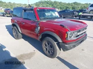 ✅ 2023 Ford Bronco • VIN: 1FMDE5AH6PLB24542 • Lot: 42327152. Listed on IAAI with 28,432 mi. Free auction sales archive from the USA and detailed vehicle history report at DreamBid. Image 1.