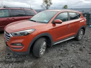 ✅ 2017 Hyundai Tucson SE • VIN: KM8J3CA46HU465851 • Лот: 90410365. Опубликован ранее на Copart с пробегом 53 408 миль. Бесплатный доступ к архиву аукционных продаж из США и подробный отчёт об истории автомобиля на DreamBid. Изображение 1.