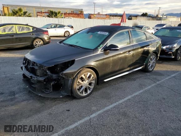 ✅ 2015 Hyundai Sonata Sport • VIN: 5NPE34ABXFH252158 • Лот: 36000943. Опубликован ранее на Copart с пробегом 89 455 миль. Бесплатный доступ к архиву аукционных продаж из США и подробный отчёт об истории автомобиля на DreamBid. Изображение 1.