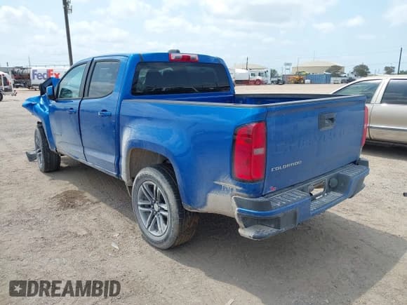 ✅ 2021 Chevrolet Colorado 2WD Work Truck • VIN: 1GCGSBEA4M1193596 • Lot: 42347731. Wystawiony na IAAI z przebiegiem 72 741 mil. Bezpłatny archiwum sprzedaży aukcyjnych z USA i szczegółowy raport historii pojazdu na DreamBid. Zdjęcie 3.