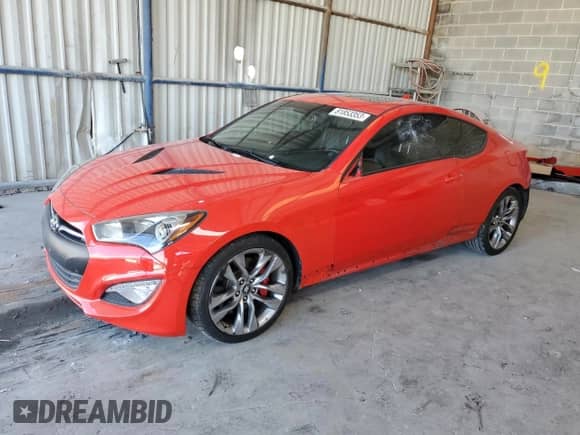 2015 Hyundai Genesis Coupe Ultimate с VIN KMHHU6KJ9FU129979, выставлен на аукционе Copart как лот 81853353 с пробегом 108 667 миль миль и Списание • Salvage title. История ставок и продаж доступна на DreamBid. Изображение 1.