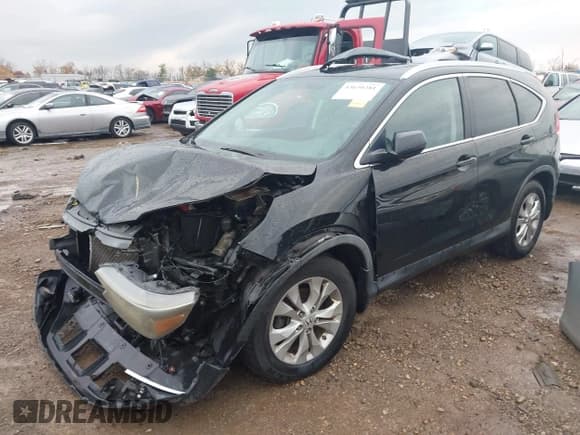 ✅ 2013 Honda CR-V EX-L • VIN: 2HKRM4H72DH635282 • Lot: 43650381. Listed on IAAI with 174,987 mi. Free auction sales archive from the USA and detailed vehicle history report at DreamBid. Image 2.