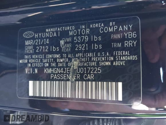 ✅ 2015 Hyundai Genesis 3.8L • VIN: KMHGN4JEXFU017225 • Lot: 43523247. Wystawiony na IAAI z przebiegiem 87 630 mil. Bezpłatny archiwum sprzedaży aukcyjnych z USA i szczegółowy raport historii pojazdu na DreamBid. Zdjęcie 9.