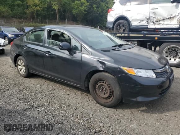 ✅ 2012 Honda Civic LX • VIN: 2HGFB2F53CH594734 • Lot: 81476125. Wystawiony na Copart z przebiegiem 213 536 mil. Bezpłatny archiwum sprzedaży aukcyjnych z USA i szczegółowy raport historii pojazdu na DreamBid. Zdjęcie 4.