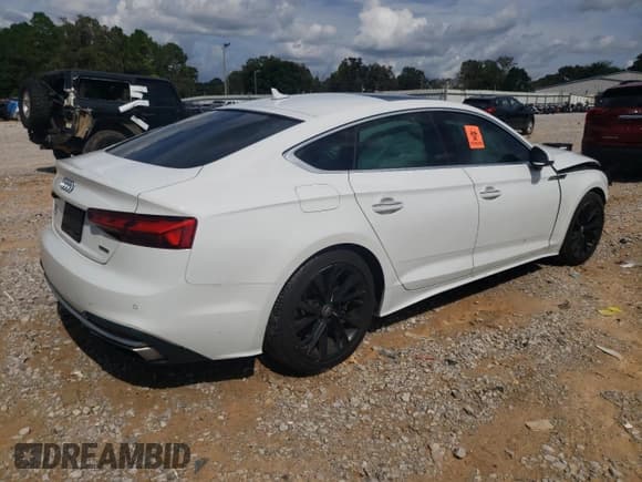 ✅ 2020 Audi A5 Sportback Premium Plus • VIN: WAUCNCF59LA002229 • Lot: 85777585. Listed on Copart with 67,872 mi. Free auction sales archive from the USA and detailed vehicle history report at DreamBid. Image 3.
