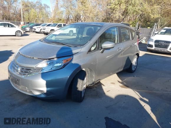 ✅ 2015 Nissan Note S • VIN: 3N1CE2CP9FL368226 • Lot: 43663837. Listed on IAAI with 103,870 mi. Free auction sales archive from the USA and detailed vehicle history report at DreamBid. Image 2.