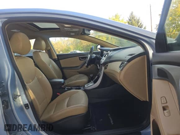 2012 Hyundai Elantra GLS with VIN KMHDH4AE9CU402443, listed as a Copart auction lot 91527765 with 77,867 mi miles and Clean title. Bid and sale history available at DreamBid. Image 5.