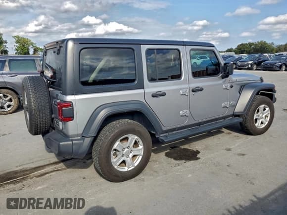 ✅ 2019 Jeep Wrangler Unlimited Sport S • VIN: 1C4HJXDG2KW627783 • Lot: 95946775. Listed on Copart with 78,470 mi. Free auction sales archive from the USA and detailed vehicle history report at DreamBid. Image 3.