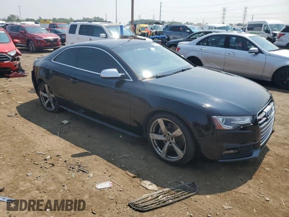 ✅ 2015 Audi S5 Premium Plus • VIN: WAUCGAFR4FA022801 • Lot: 67338615. Listed on Copart with 122,292 mi. Free auction sales archive from the USA and detailed vehicle history report at DreamBid. Image 4.