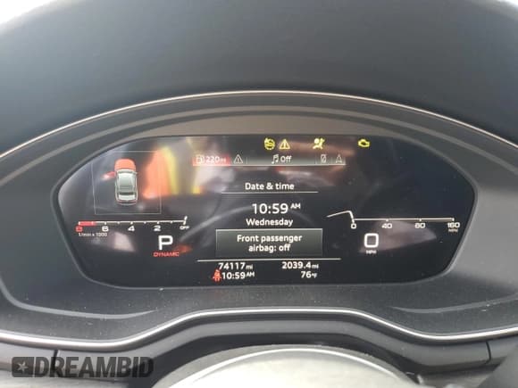 ✅ 2022 Audi A4 S line Premium Plus • VIN: WAUEAAF47NN008655 • Lot: 81247095. Listed on Copart with 74,117 mi. Free auction sales archive from the USA and detailed vehicle history report at DreamBid. Image 9.