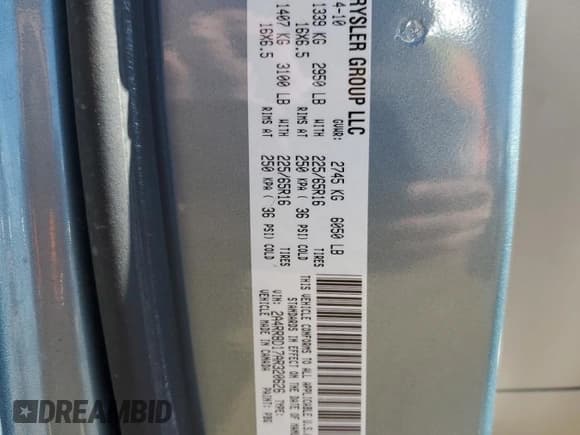 ✅ 2010 Chrysler Town & Country Touring Plus • VIN: 2A4RR8D17AR320626 • Lot: 80839975. Wystawiony na Copart z przebiegiem 133 618 mil. Bezpłatny archiwum sprzedaży aukcyjnych z USA i szczegółowy raport historii pojazdu na DreamBid. Zdjęcie 14.