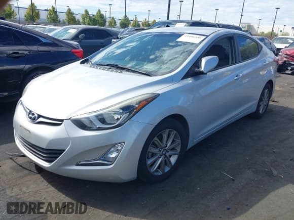 ✅ 2016 Hyundai Elantra SE • VIN: 5NPDH4AE4GH739638 • Lot: 43496350. Listed on IAAI with 52,226 mi. Free auction sales archive from the USA and detailed vehicle history report at DreamBid. Image 2.